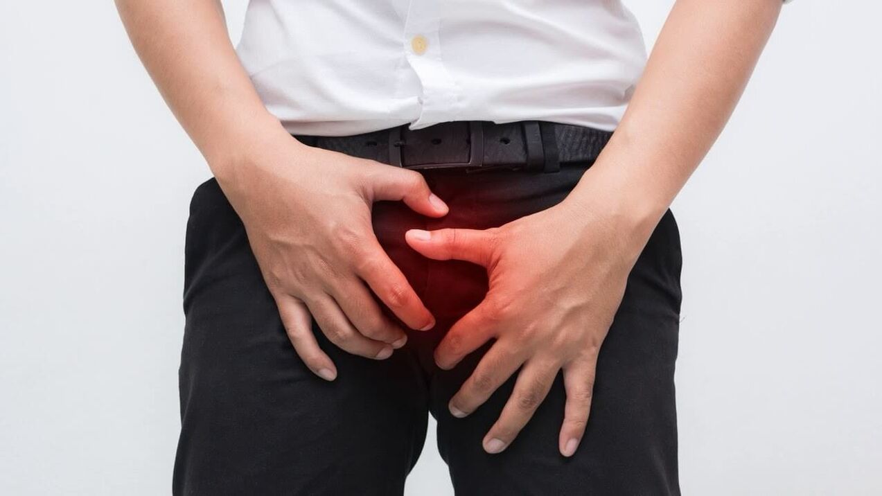 Schmerzen in den Genitalien mit Prostatitis